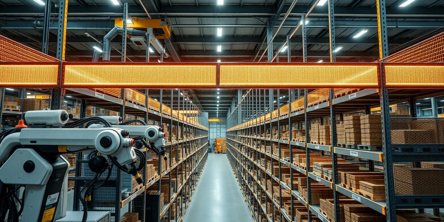 Automated distribution and warehousing infrastructure